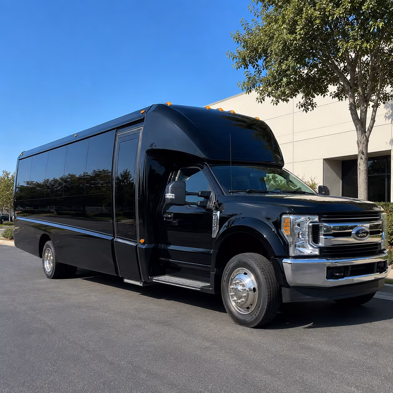 Virginia Beach Airport Shuttle & Transportation party bus exterior