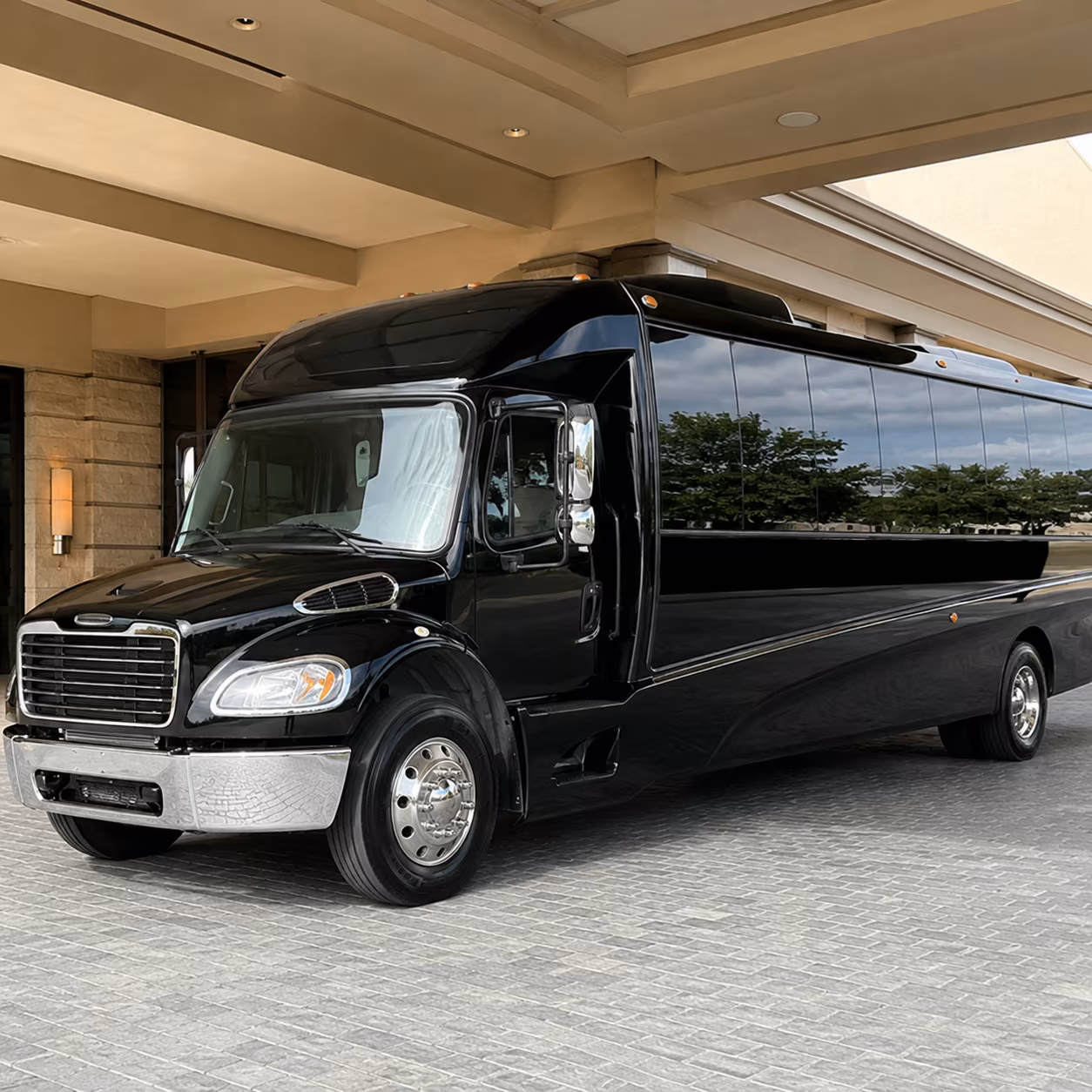 Virginia Beach Airport Shuttle & Transportation party bus exterior