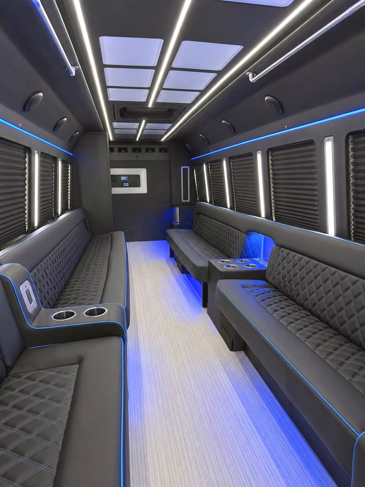 Virginia Beach Concert & Music Festival Transportation party bus interior