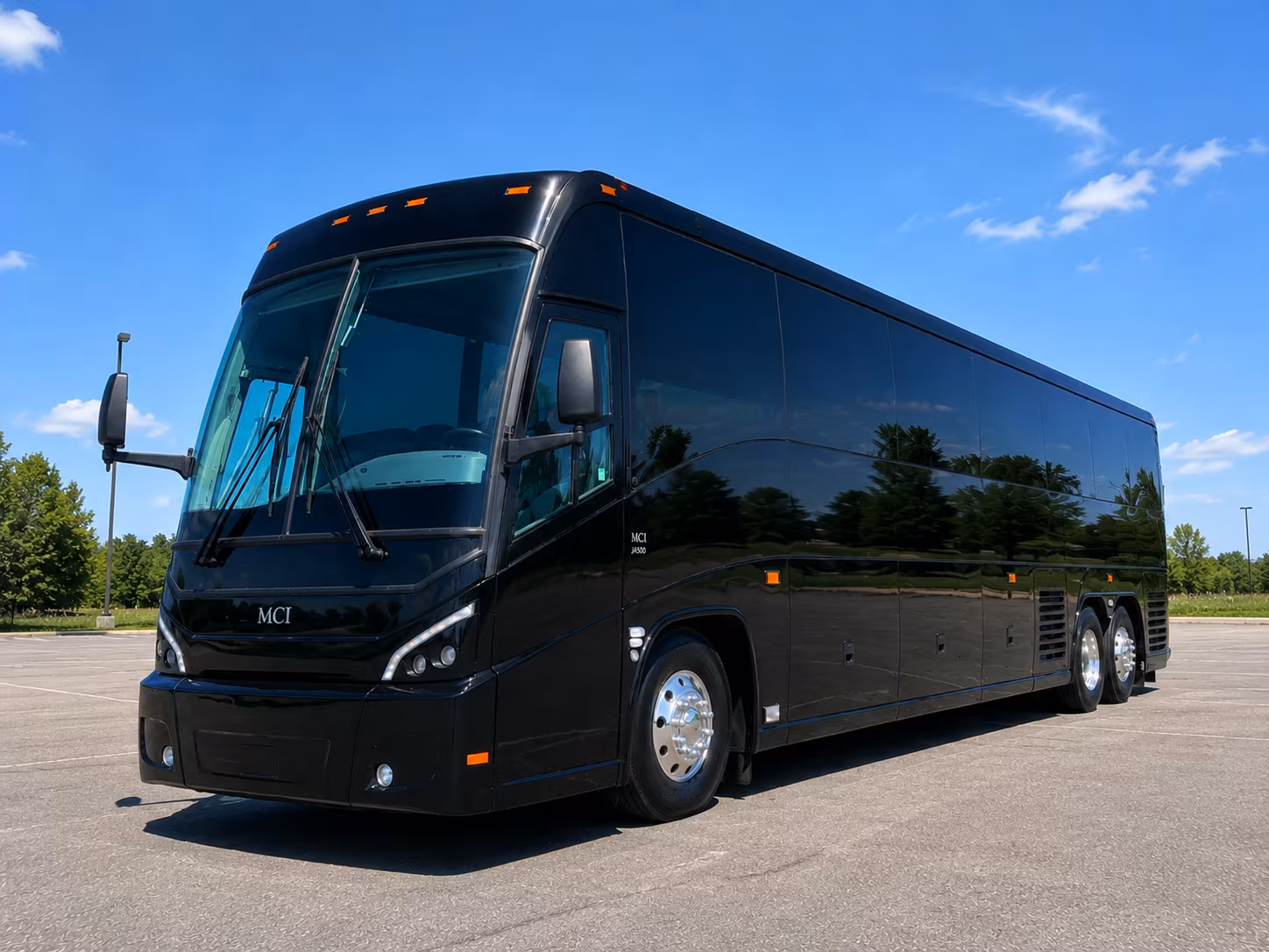 Virginia Beach Corporate Transportation party bus exterior