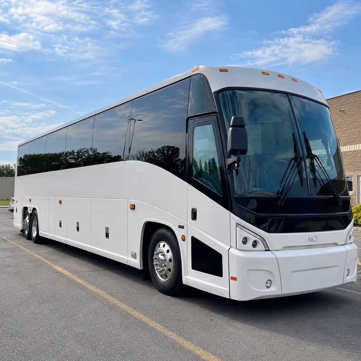 Virginia Beach Corporate Transportation party bus exterior