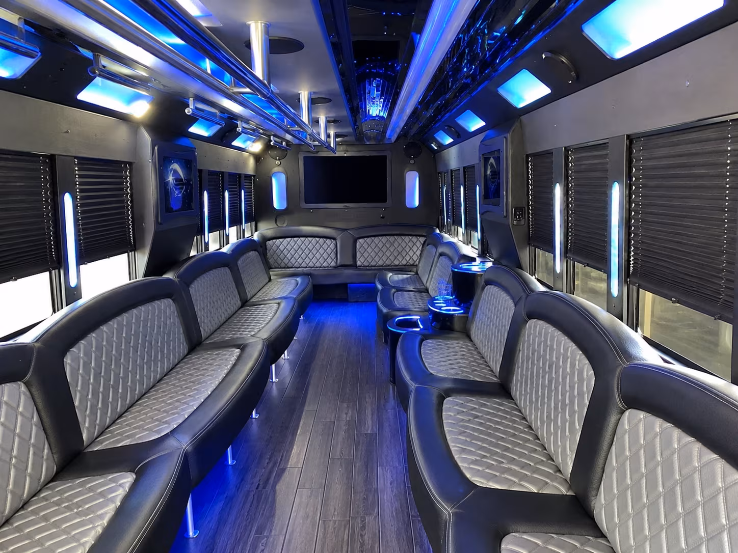 Virginia Beach Private Event Transportation party bus exterior