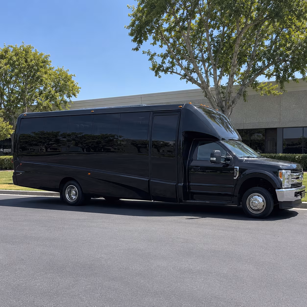 Virginia Beach Private Event Transportation party bus exterior