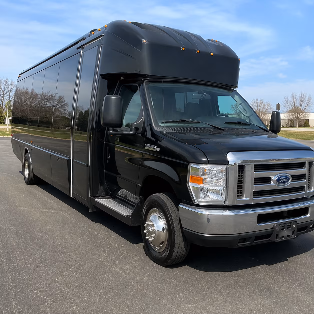 Virginia Beach Sporting Event Transportation party bus exterior