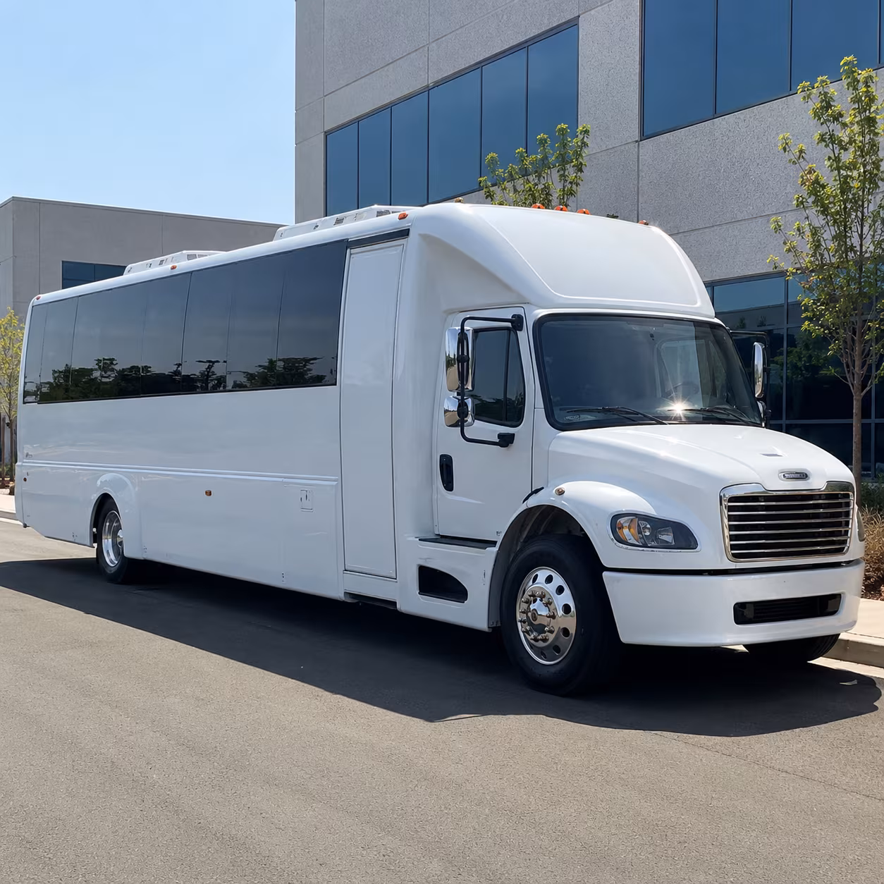 Virginia Beach Wedding Transportation party bus exterior