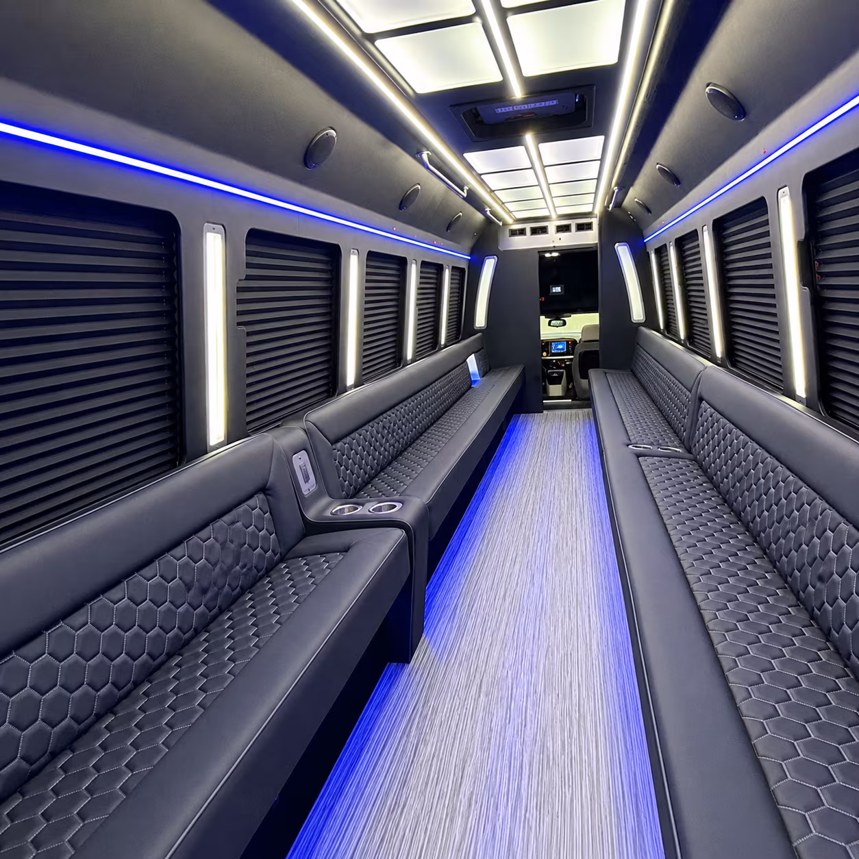 Virginia Beach Wedding Transportation party bus exterior