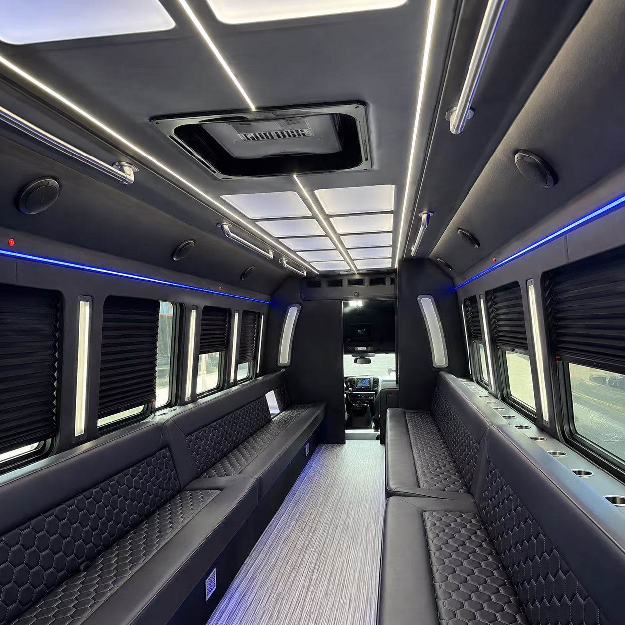 Virginia Beach Winery Tour & Pub Crawl Transportation party bus interior